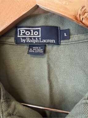 Polo by Ralph Lauren Olive Green Cotton Polo